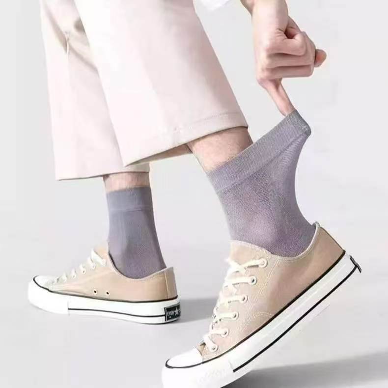Ultra-Thin Breathable Mesh Socks for Men – Stay Cool, Dry & Comfortable All Day-HJY