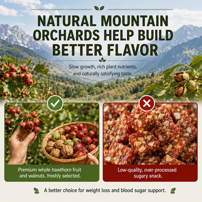 Natural Hawthorn Walnut Snack | A Smart Choice for Weight Management & Healthy Living-QZZ