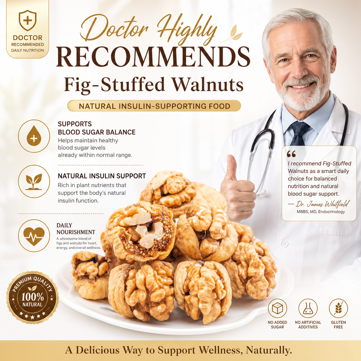 🌰 SUGAR-FREE FIG STUFFED WALNUTS -WBJ