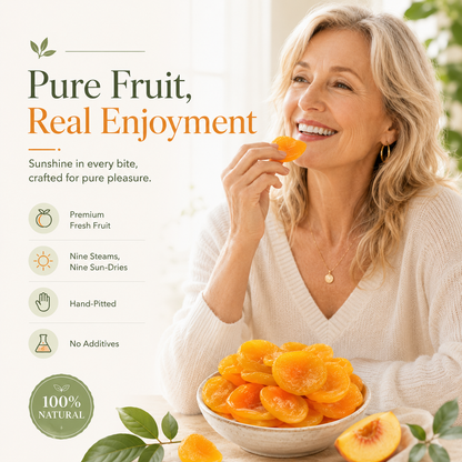 100% Pure Natural Dried Yellow Peach-Healthy blood sugar support.-NEX