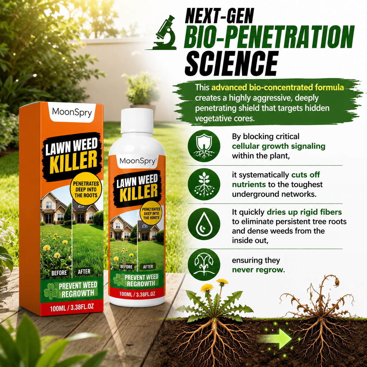 ⚡ Instant Tree Root & Weed Killer 🌿 LGZ