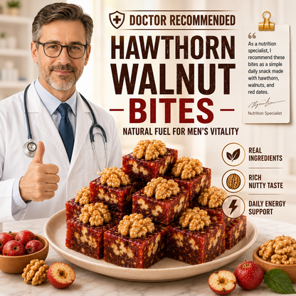 Natural Daily Fuel for Men’s Strength, Stamina & Vitality-Hawthorn Walnut Pie-HJY
