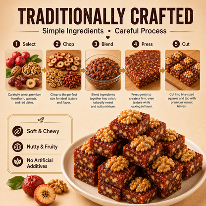 Natural Daily Fuel for Men’s Strength, Stamina & Vitality-Hawthorn Walnut Pie-HJY