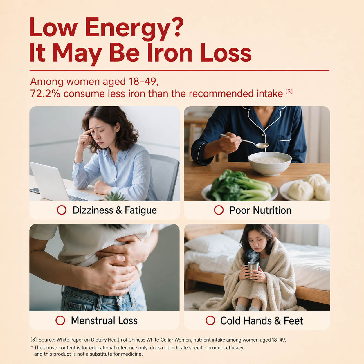 Red Iron Nutrient Cookies to Replenish Qi and Blood-ZRT