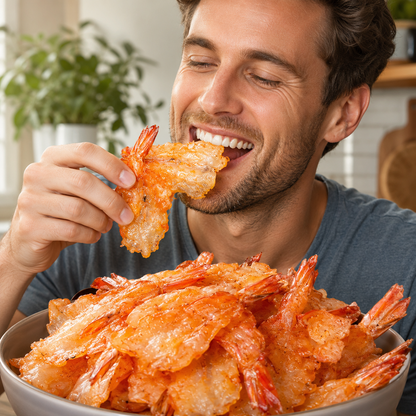 🤤100% All-Natural Crispy Shrimp-Supports Healthy Cardiovascular & Blood Sugar Levels-AUX