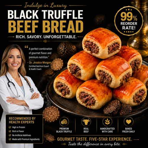 Alpine Black Truffle Beef Bread — Premium Mountain Beef & Rare Black⭐-SUY