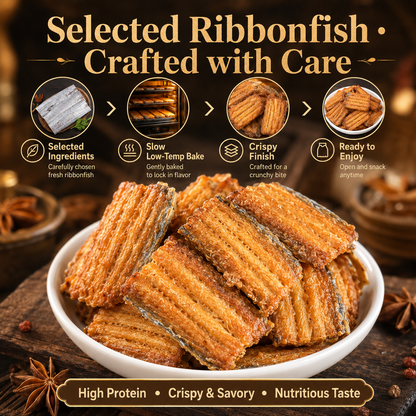 High Protein • Omega-3 Rich • Crunchy Seafood Snack for Everyday Energy & Wellness-HJY