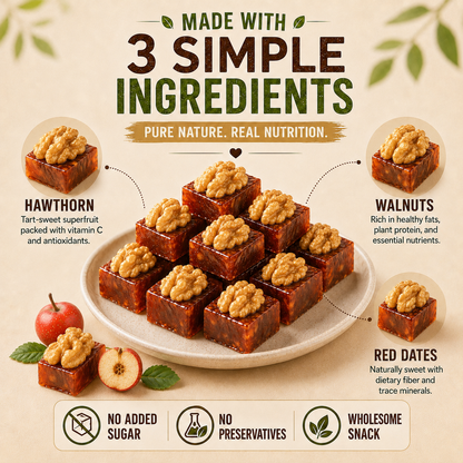 Natural Daily Fuel for Men’s Strength, Stamina & Vitality-Hawthorn Walnut Pie-QZZ