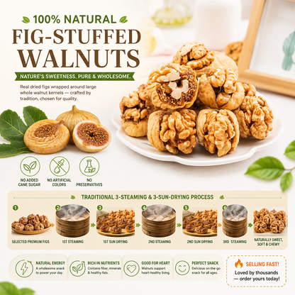 🌰 SUGAR-FREE FIG STUFFED WALNUTS -WBJ