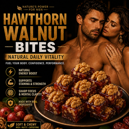 Natural Daily Fuel for Men’s Strength, Stamina & Vitality-Hawthorn Walnut Pie-WBJ