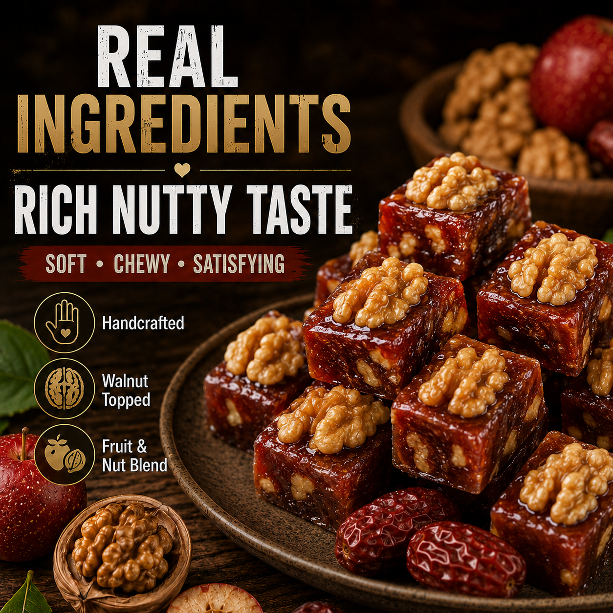 Natural Daily Fuel for Men’s Strength, Stamina & Vitality-Hawthorn Walnut Pie-WBJ